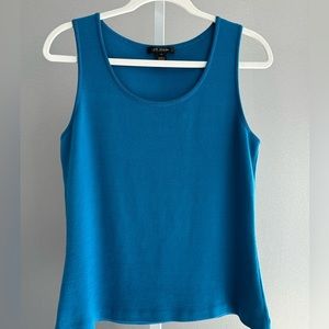 St. John blue knit top
